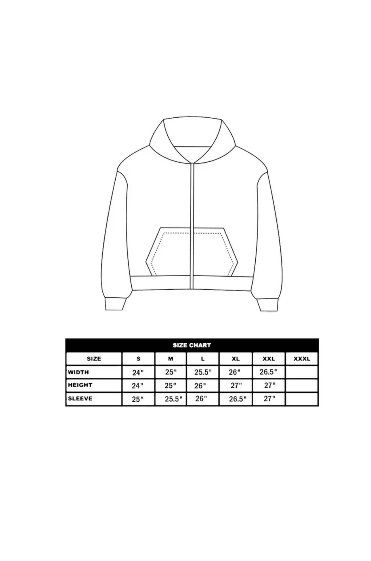 "PISKY" ZIP UP HOODIE